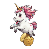 Jumping With Unicorn Moneybags
