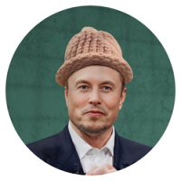 Elon Musk Wif Hat