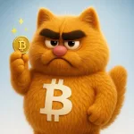 BitCoins Cat Mascot BittyCat