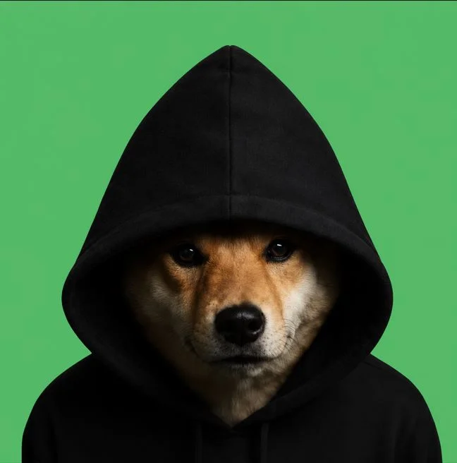 Dog In Hood