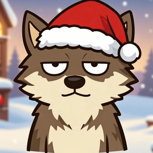 XmasIberianWolf