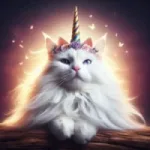 Majestic White Cat