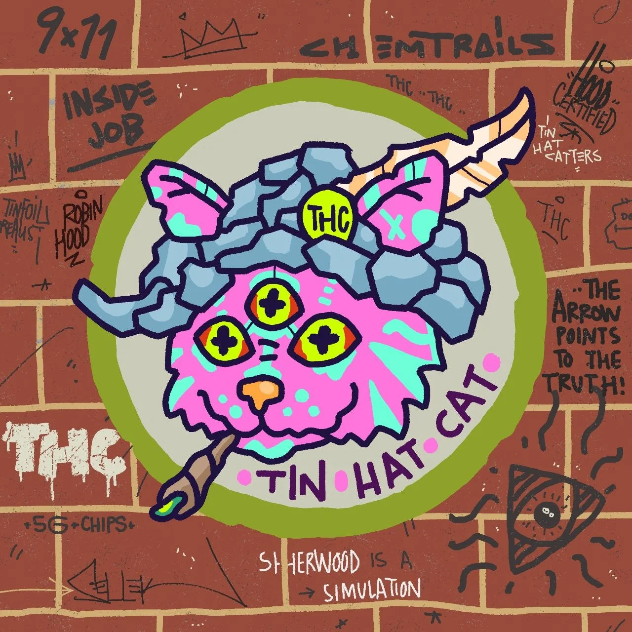 Tin Hat Cat